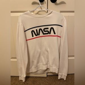 NASA sweater, mens size Medium